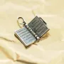 Срібна підвіска Книга з молитвою Отче Наш (чорніння) 132732 Онікс
