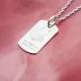 Срібний жетон Рука в руці Онікс