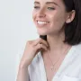 Золотий кулон Дерево життя (фіаніти) п03012 Онікс