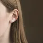 Золоті сережки - клаймбери Листики с06205