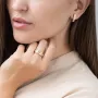 Золотые серьги Ножки младенца (фианиты) с05317 Оникс