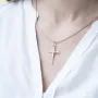 Золотий православний хрестик п00031