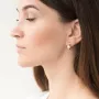 Золоті сережки (культ. пр. перли, фіаніти) с04994 Онікс