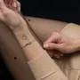 Серебряный браслет Твоя история с гравировкой 141434л Оникс 22