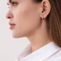 Сережки в жовтому золоті с07421 Онікс