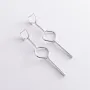 Серьги Мелисса в белом золоте с07480 Оникс