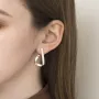 Золоті сережки з фіанітами.