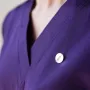 Медичний значок Шприц в срібло 20044 Онікс