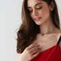 Висячие золотые серьги (черные фианиты) с06882 Оникс