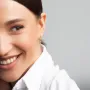 Серьги Сердечки в желтом золоте с07103 Оникс