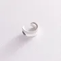 Серебряная серьга - каффа 122871 Оникс