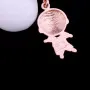 Золотая булавка Мальчик (эмаль) зак00211 Оникс