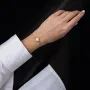 Браслет Конюшина в червоному золоті (перламутр) б04556 Онікс 20