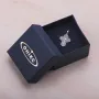Серебряный православный крест с чернением 13134 Оникс