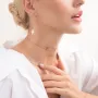 Золотые серьги-протяжки с крестиками с05558 Оникс