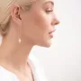 Золотые серьги-протяжки с крестиками с05558 Оникс