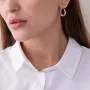 Золотые серьги Капельки с07404 Оникс
