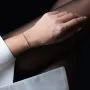 Срібний браслет Кубики 141526 Онікс 20