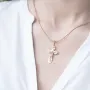 Золотий православний хрестик п02398