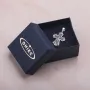 Срібний православний хрест (чорніння) 132401 Онікс