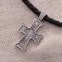 Православный крест  Голгофа (чернение) 131190 Оникс