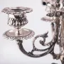 Срібний свічник ручної роботи Античний сер00037 Онікс