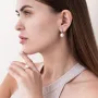 Серебряные серьги с жемчугом 2449/1р-PWT Оникс