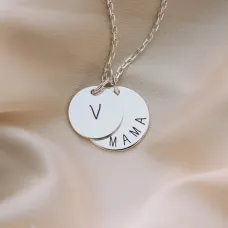 Двойной кулон Мама и малыш (метрика рождения) dvam Оникс