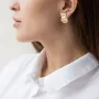 Серьги Уникальные в красном золоте 470578 Оникс