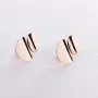 Серьги Уникальные в красном золоте 470578 Оникс