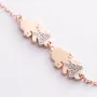 Золотий браслет Дівчата (фіаніт) б04821 Онікс 19