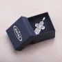 Срібний православний хрест (чорніння) 131117 Онікс