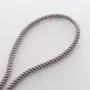 Шелковый шнурок с серебряной застежкой 18520 Оникс  45
