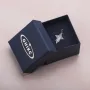 Срібний православний хрестик 131505 Онікс