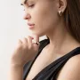 Серьги Совершенство в красном золоте с06790 Оникс