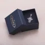 Золотий православний хрест із чорнінням Спас Нерукотворний. Успіння Божої Матері п02638 Онікс