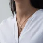Золота підвіска Зірка Давида п03326 Онікс