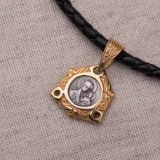 Срібна підвіска Казанської Божої Матері 131973 Срібна підвіска Казанської Божої Матері 131973