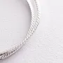 Серьги - кольца в белом золоте (5.4 см) с07149 Оникс