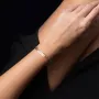 Браслет Римські цифри у червоному золоті б04540 Онікс 19