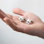 Серебряные запонки Zancan EXG048