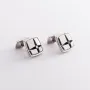 Серебряные запонки Zancan EXG048