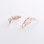 Золотые серьги с фианитами с04338 Оникс