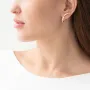 Золотые серьги с фианитами с04338 Оникс
