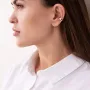 Золота сережки з фіанітами.