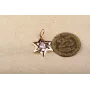 Підвіска Зірка Давида (фіаніт) п00357 Онікс