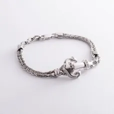 Серебряный браслет Якорь Zancan EXB647-B 20