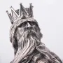Ваза із кришталю Срібний Нептун ручної роботи сер00035 Онікс