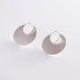 Серебряные серьги - пусеты Молли 123039 Оникс