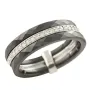 Серебряное кольцо SilverBreeze с керамикой (1223635) 17.5 размер